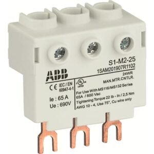 BLOQUE DE ALIMENTACIÓN DE ENERGÍA TRIFÁSICO S1-M2-25 3-