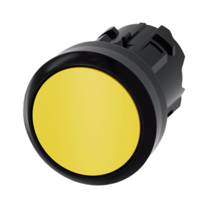 BOTON PULSADOR AMARILLO 22MM PLASTICO