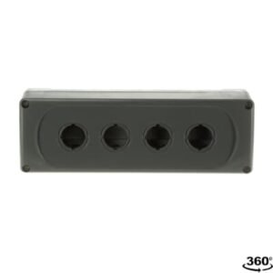BOTONERA PLASTICA GRIS 4 ORIF. MEP4-0 ABB