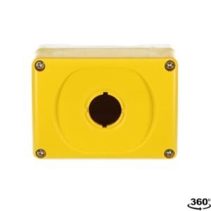 BOTONERA PLASTICA MEPY1-0 Gris-Amarill  1 Orificio  ABB