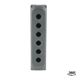 BOTONERA PASTICA GRIS 6 ORIF. MEP6-0 ABB
