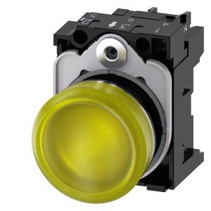 LAMPARA AMARILLO C/LED 230V