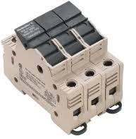 PORTA FUSIBLE 30A 600V 3P 25mm²