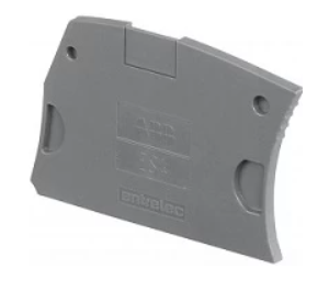 FEM6 Tapa final p/clemas de paso Tornill