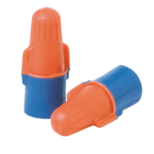 CONECTOR DE RESORTE NARANJA/ AZUL