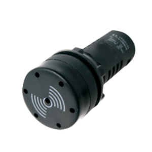 PILOTO ZUMBADOR COLOR NEGRO 24V