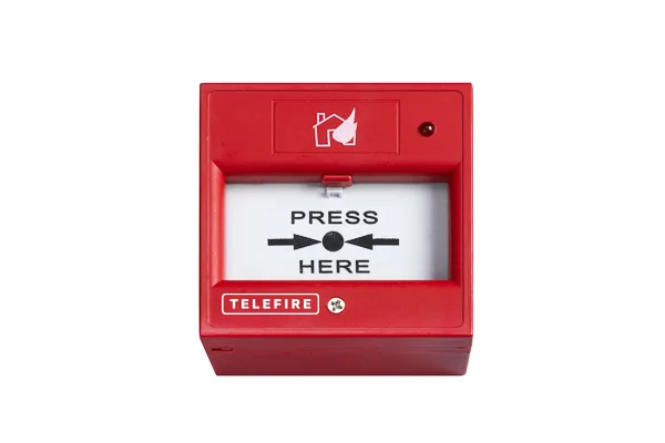 Pulsador de alarma de incendios - rojo