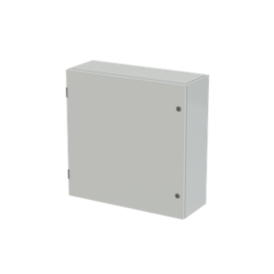Caja con puerta ciega + placa trasera 800x800x300 mm