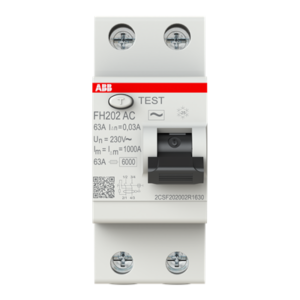 Interruptor diferencial FH200 - 2P - 30 mA - 63 A - Tipo AC