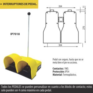 INTERRUPTOR DOBLE PEDAL