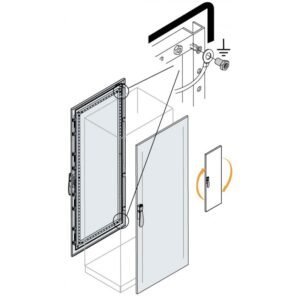 EC2060K ABB IS2 PUERTA CIEGA IP55 2000X600