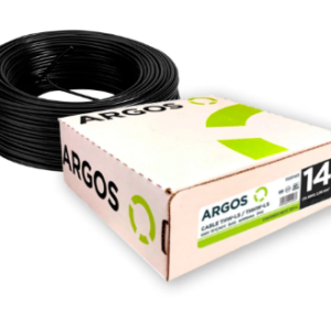 ROLLO DE CABLE CAL14 NEGRO 100MTR