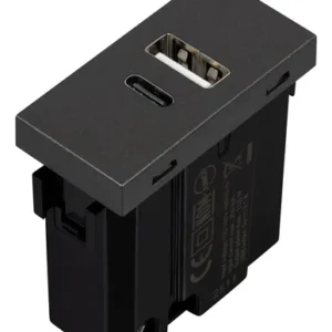 TOMA CARGADOR USB-A+C 10,5W - 1M -