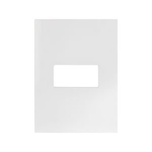 PLACA 1 MOD BLANCO N2471-BL