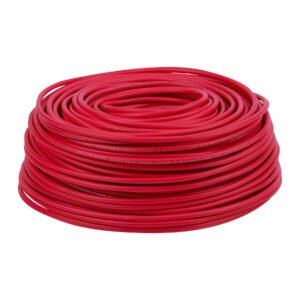 ROLLO DE CABLE THW CAL 8 ROJO 100MTR